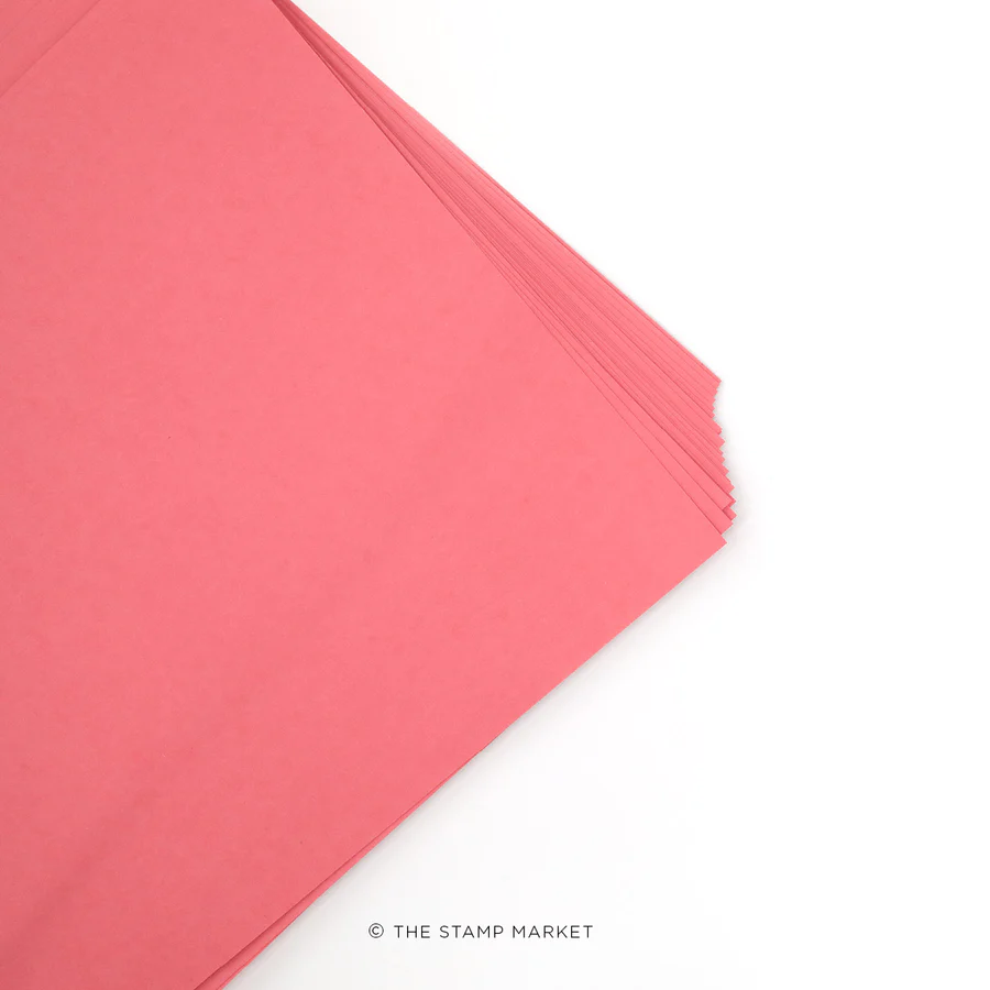 The Stamp Market - Color Crush Cardstock (5 Sheets Each) - BEGONIA